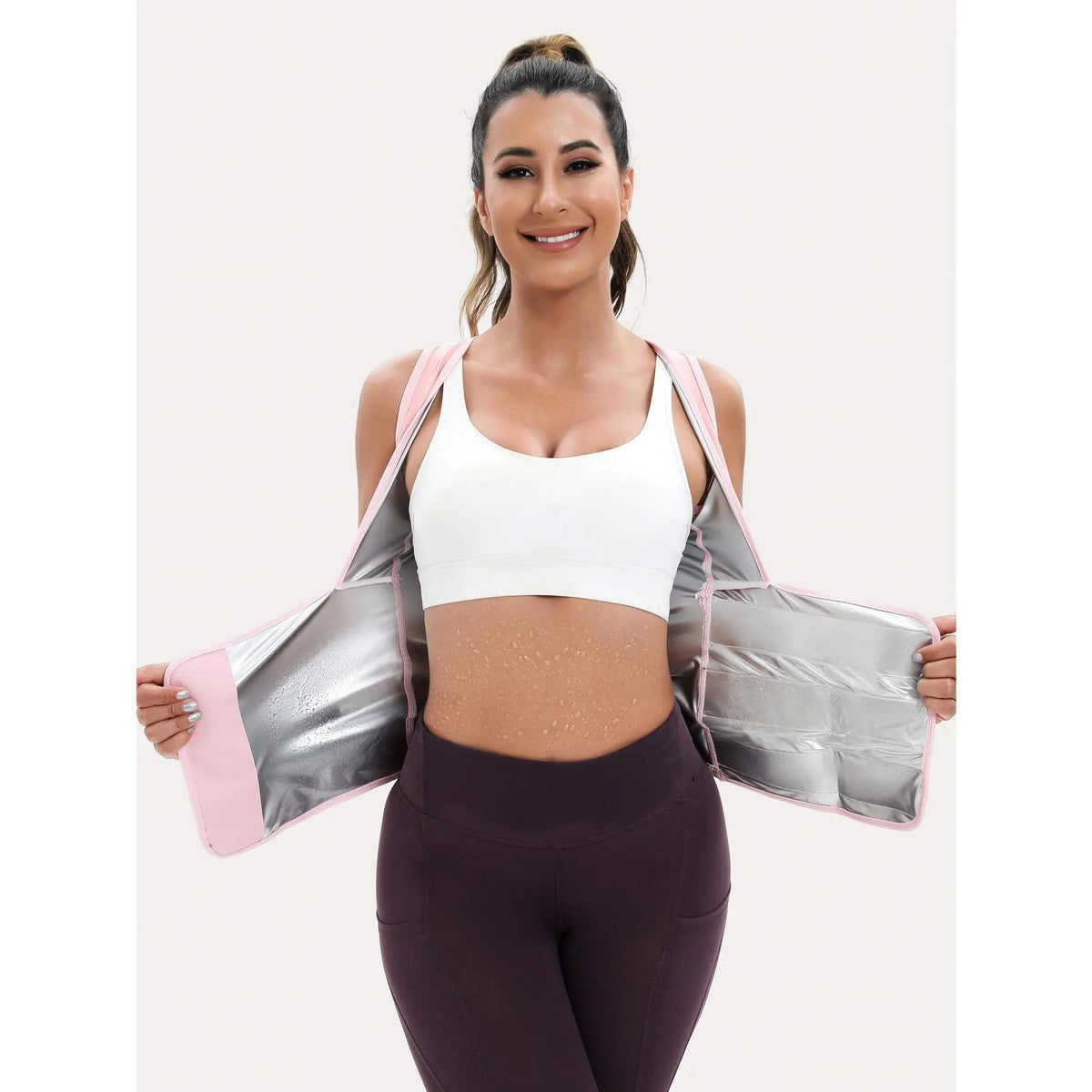 🏃➡️🏋️♀️ Women's Sweat Compression Shapewear Vest - Athletic Active Tops