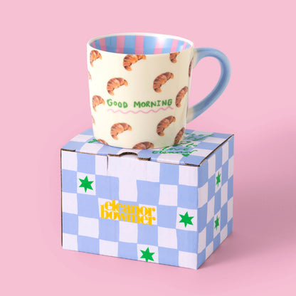 Good Morning Croissant Mug